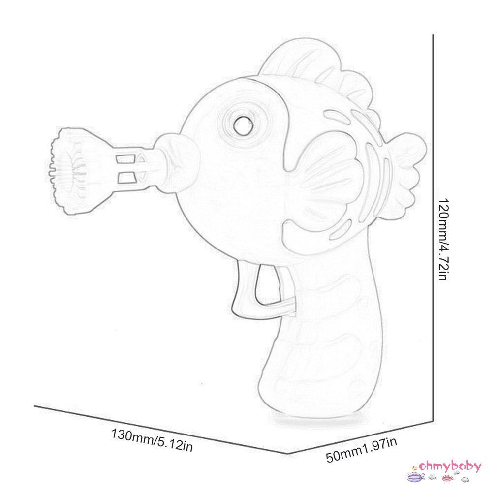 [InStock] Hướng Dẫn Sử Dụng Xà Phòng Và Nước Máy Tạo Bong Bóng Cá Dễ Thương Đồ Chơi Trẻ Em Quà Tặng Sinh Nhật Mùa Hè Cho Bé Trai Gái [Z/14]