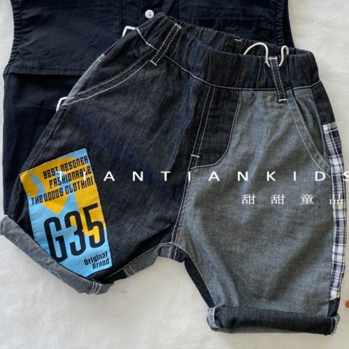 Bộ Áo Sơ Mi Cotton Không Tay Kèm Quần Ngắn Thời Trang Mùa Hè Phong Cách Hàn Quốc Mới Cho Bé Trai Và Gái