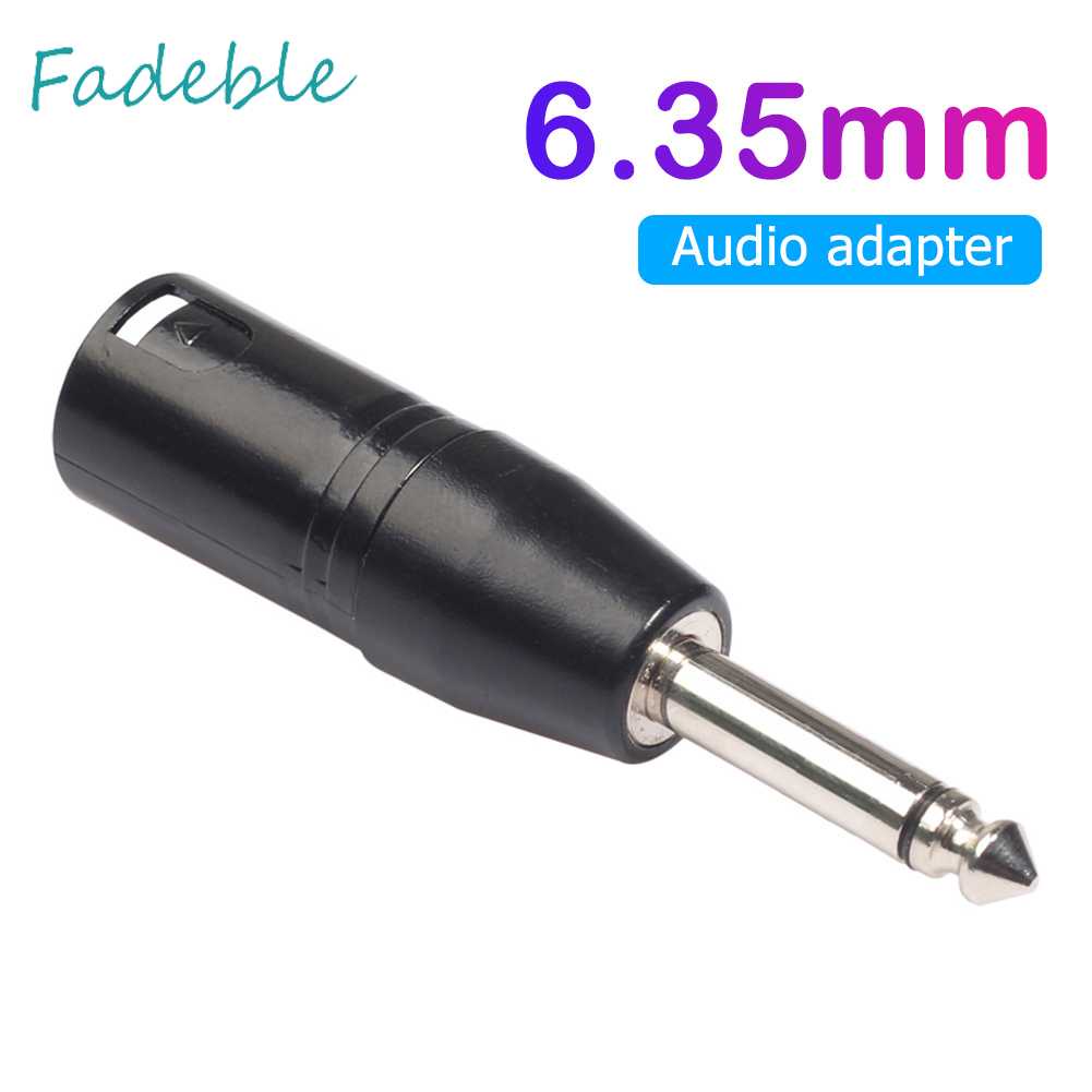 Bộ ChuyểN ĐổI Âm Thanh 6.35mm Mono ĐầU CắM Sang XLR 3Pin