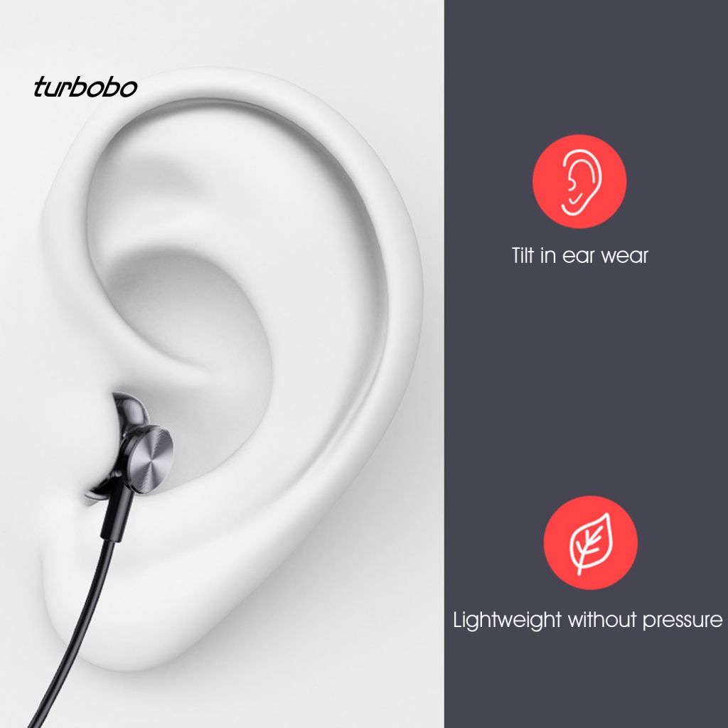 Tai Nghe Bluetooth turbobo Có Nam Châm Hít Thiết Kế Trễ Thấp Tiết Kiệm Điện Thoại Android