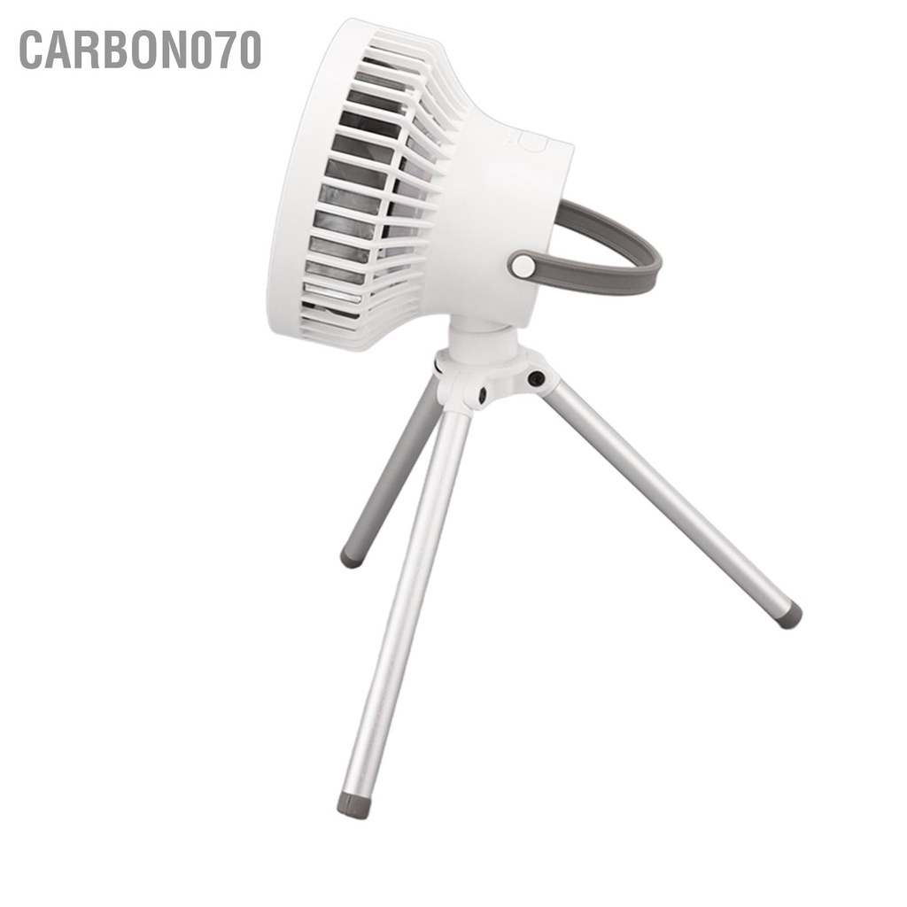 Carbon070 Quạt Cắm Trại Thông Minh 3 Tốc Độ Gió Sạc USB Nhỏ Có Chân Máy Dành Cho Dã Ngoại Ngoài Trời