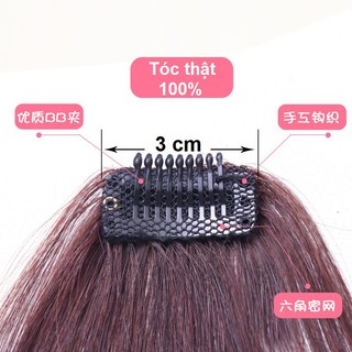Tóc mái thưa làm từ tóc thật 100% 😍FREESHIP😍