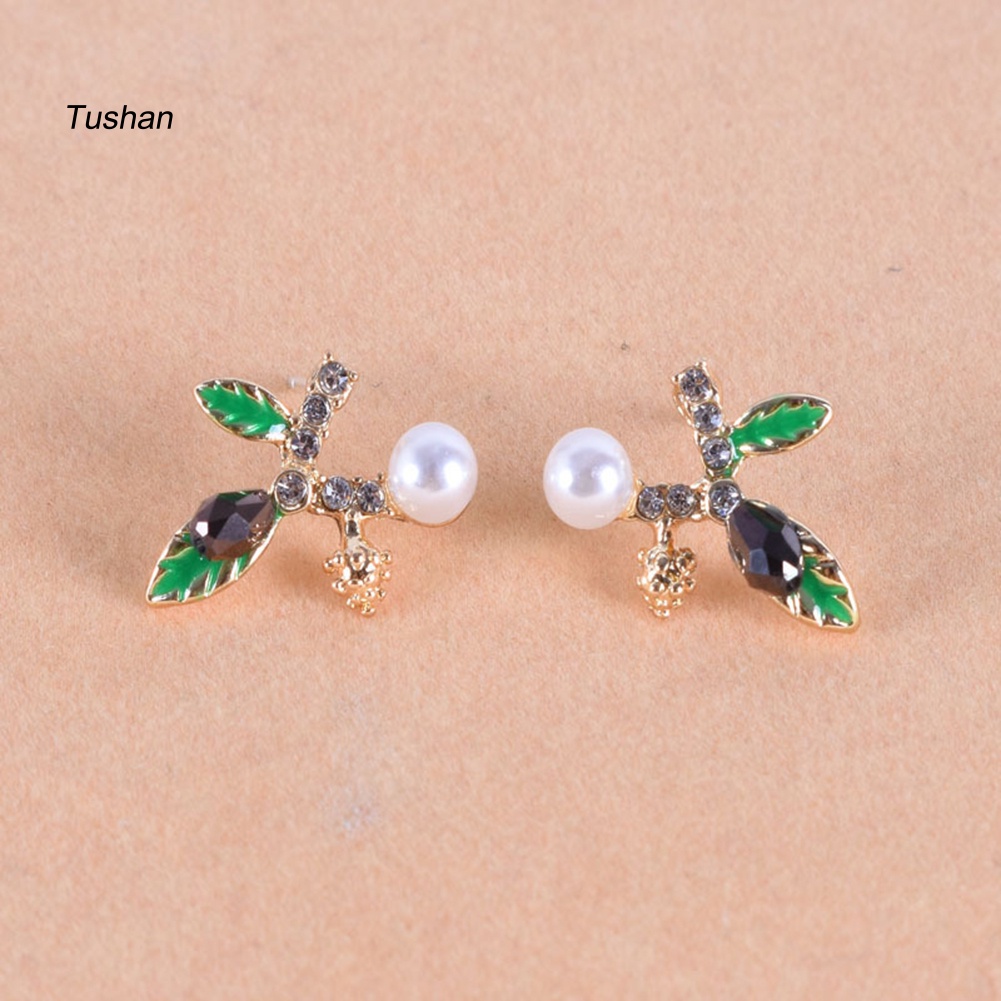 Khuyên Tai Nữ Đính Ngọc Thời Trang
