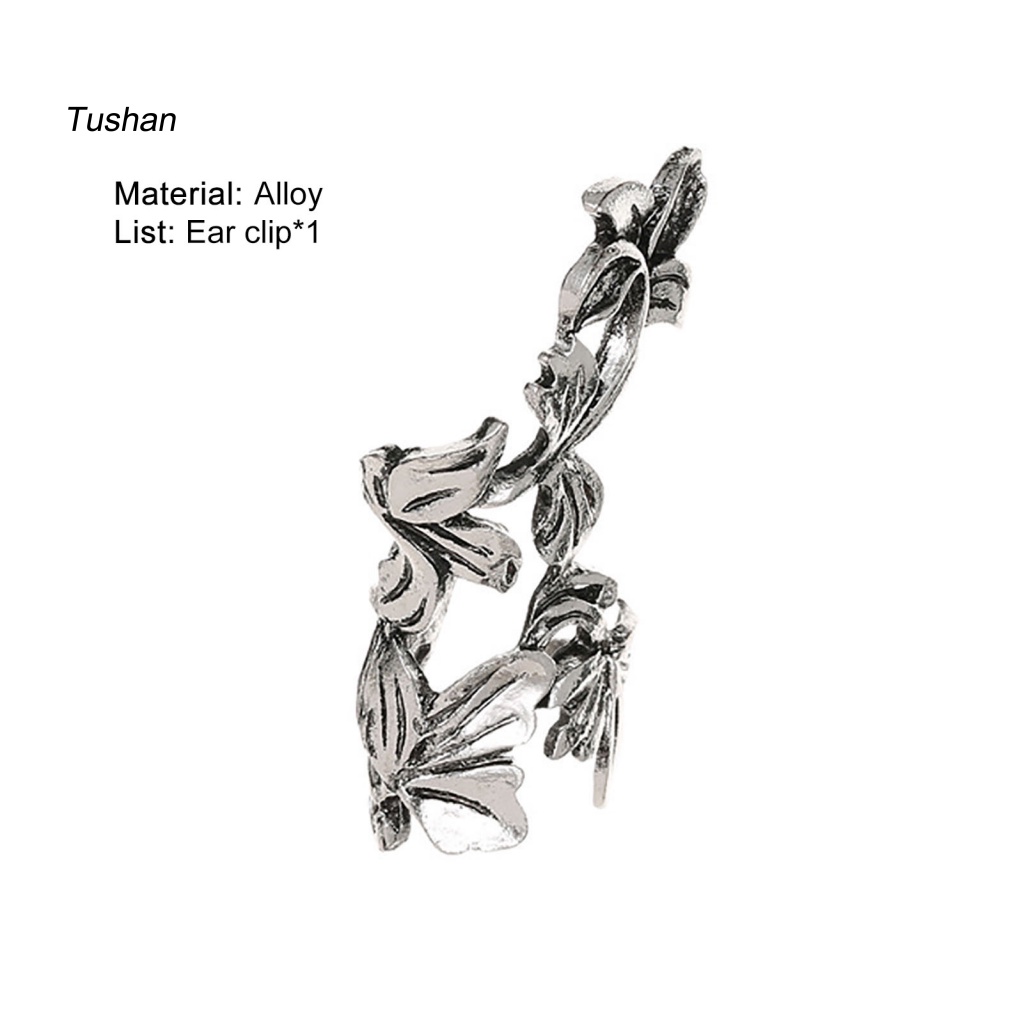 1 Khuyên Kẹp Vành Tai Màu Bạc Thời Trang