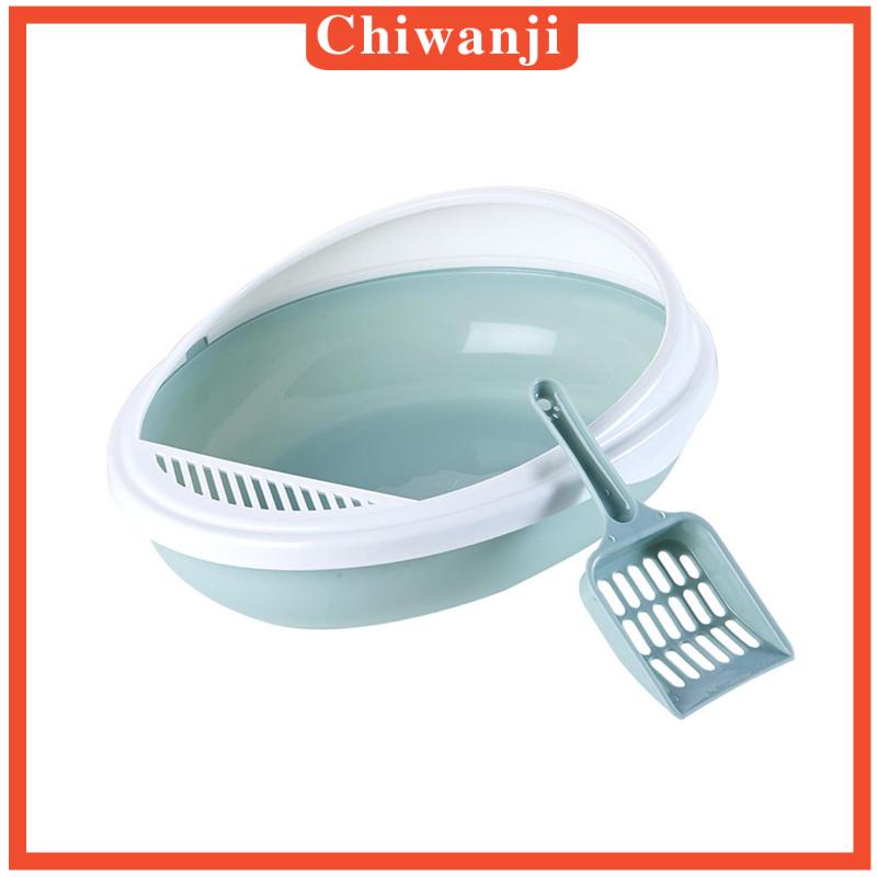 [Chiwanji] Hộp Đi Vệ Sinh Cho Mèo Trong Nhà