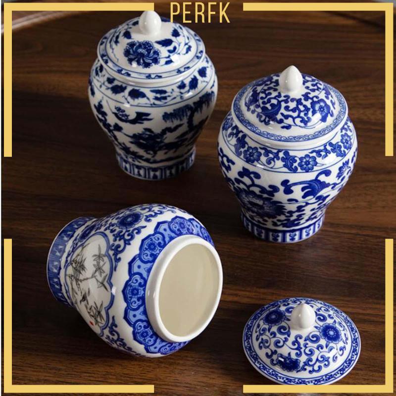 Lọ Gốm Đựng Gừng / Gừng Trung Hoa Để Bàn Trang Trí Nhà / Văn Phòng