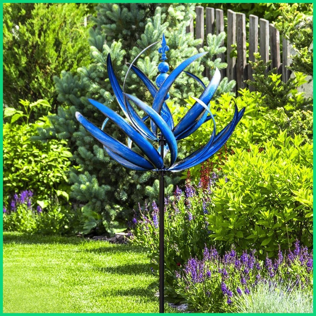 Chuông Gió 3D Hình Cánh Hoa Sen Chống Rỉ Sét Và Không Phai Màu Trang Trí Ban Công