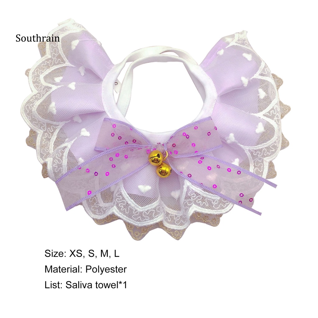 Khăn Quàng Cổ Thắt Nơ Đáng Yêu Thoải Mái Cho Thú Cưng