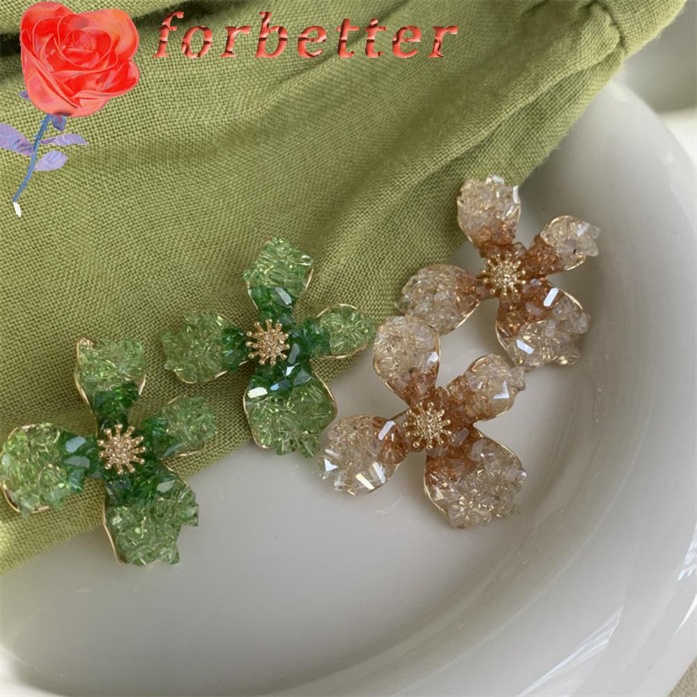 Bông Tai Hình Hoa Bằng Hợp Kim Sang Trọng Thời Trang Cho Nữ