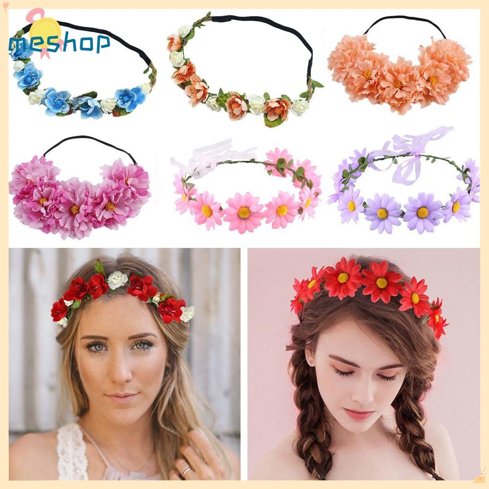 ME Set 2 / 3 Vòng Hoa Đội Đầu Phụ Kiện Chụp Hình Cho Nữ