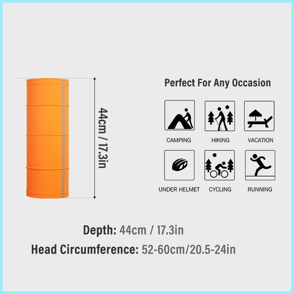 Khẩu Trang Che Cổ Co Giãn Thoáng Khí Chống Tia UV Phản Quang Cho Nam