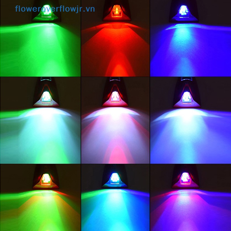 Ăng Ten Vây Cá Mập Có Đèn LED Sử Dụng Năng Lượng Mặt Trời Cho Xe Hơi