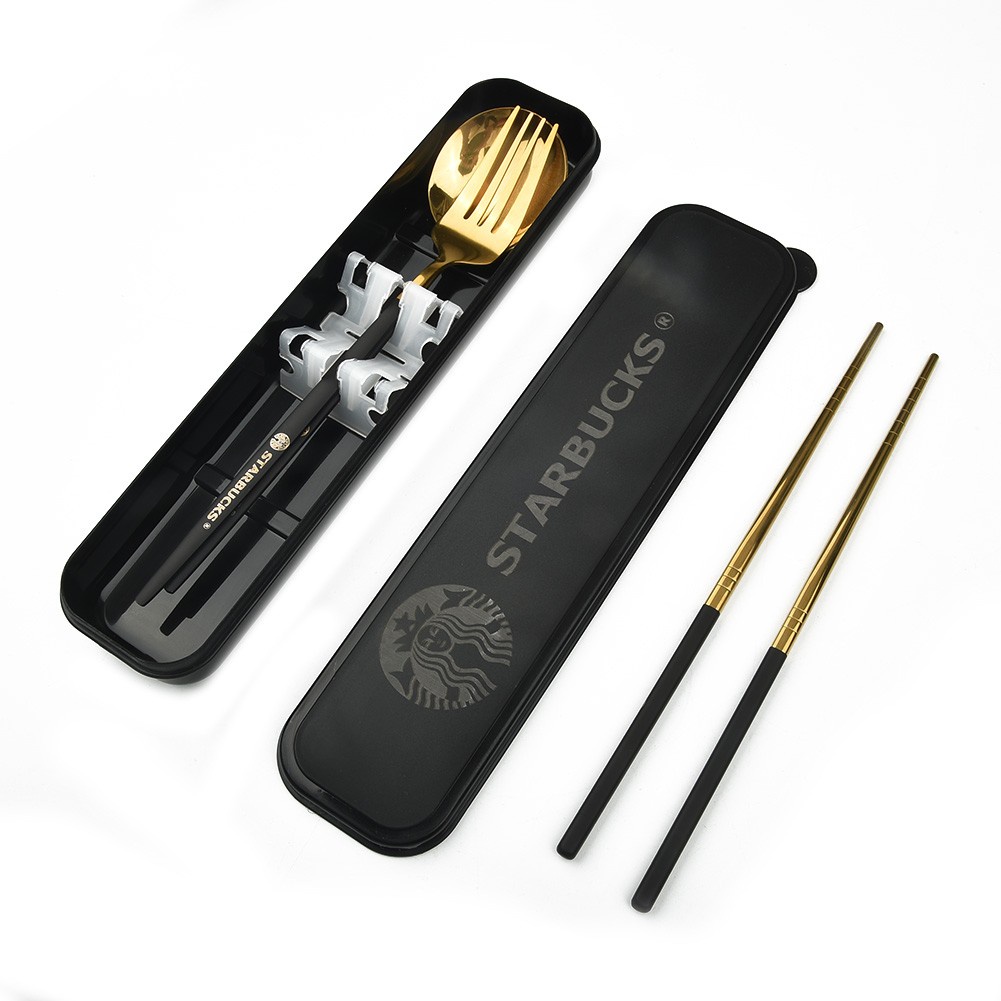 Bộ Muỗng Đũa Nĩa Bằng Thép Không Gỉ Thân Thiện Với Môi Trường