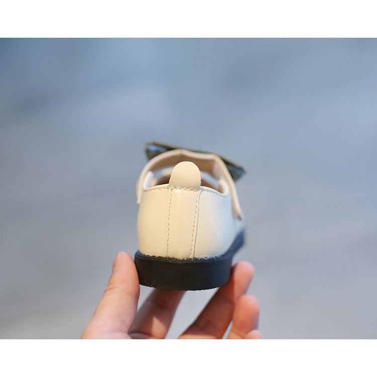 SIÊU XINH_Giày búp bê MG mềm phong cách Vitage Hàn Quốc có quai dán cho bé gái dễ thương