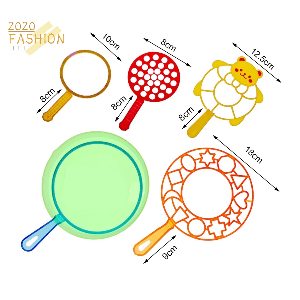 Bộ 6 Cây Thổi Bong Bóng Hình Gấu Hoạt Hình Cỡ Lớn Dành Cho Trẻ Em