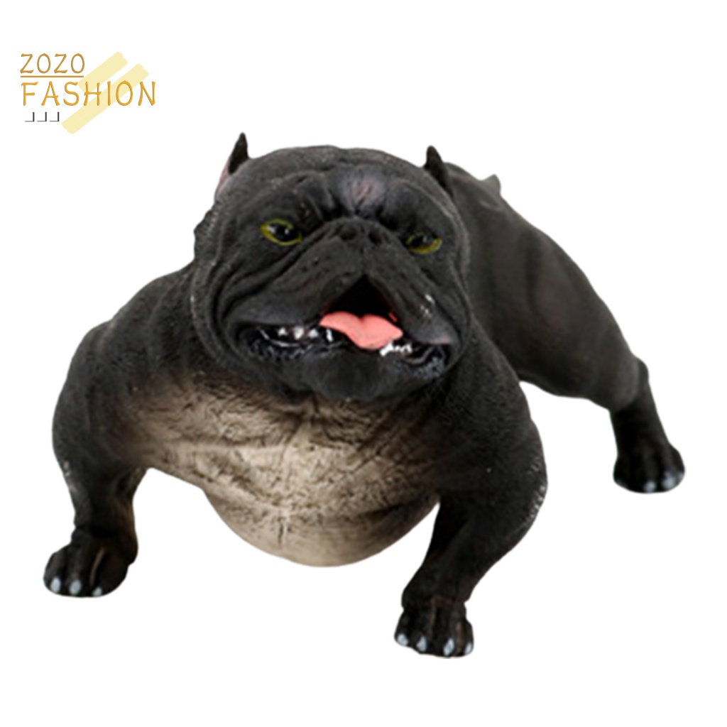 Mô Hình Chó Pitbull Mini Dễ Thương Cho Bé