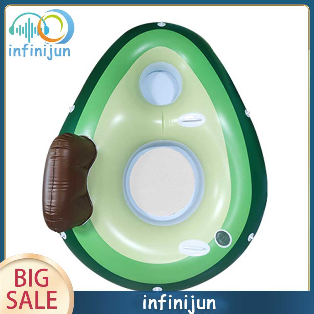 Ghế Phao Bơi Bơm Hơi Hình Quả Bơ Dành Cho Đi Biển Mùa Hè