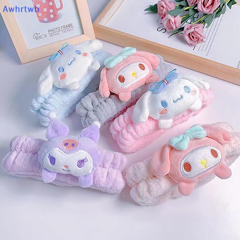 Dây Buộc Tóc Hình Cinnamoroll My Melody Kuromi Plushie Thắt Nơ Đáng Yêu Thời Trang Mới