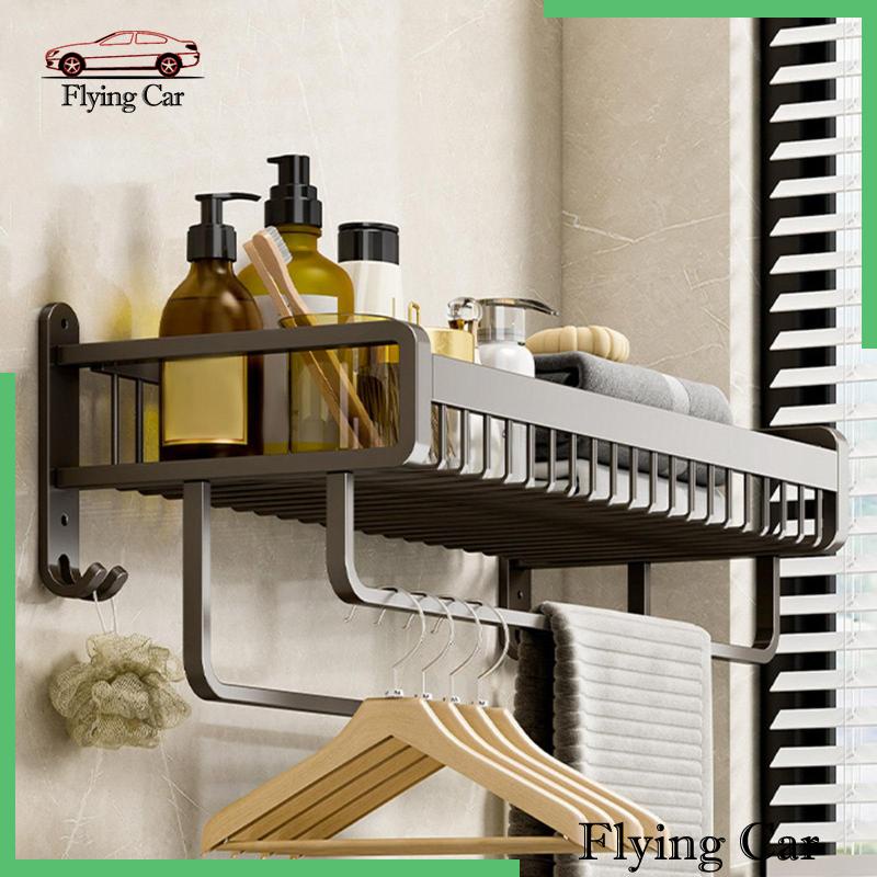 Giá Treo Khăn Gắn Tường Tiết Kiệm Không Gian Màu Đen Lzdjfmy2