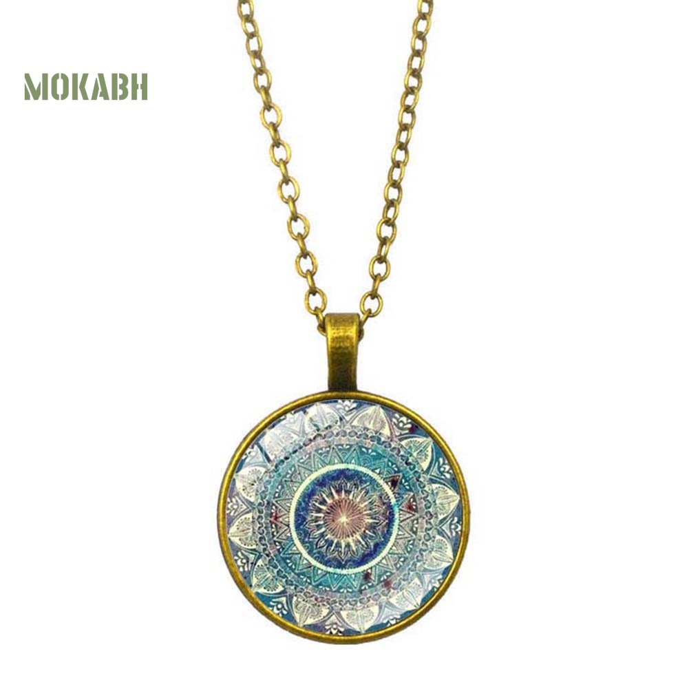 (Hot) Vòng cổ DạNg KíNh Cabochon Phong CáCh Vintage