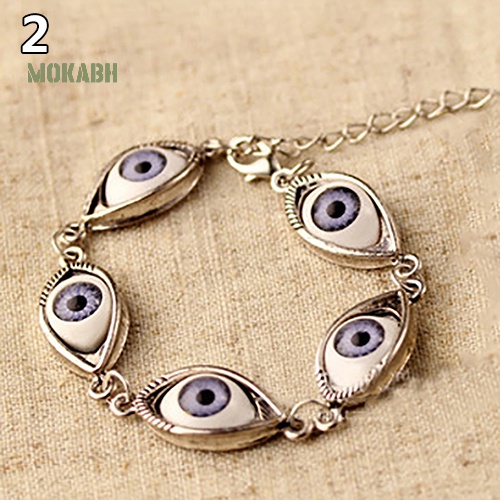 Vòng Đeo Tay Họa Tiết Mắt Quỷ Thời Trang Cho Nam Và Nữ