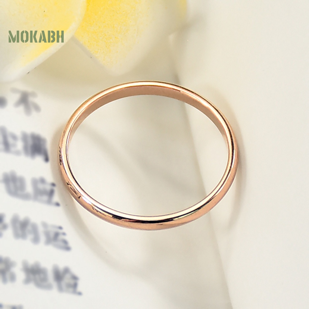 Nhẫn Cặp Bằng Thép Titan Tinh Tế Đa Ứng Dụng