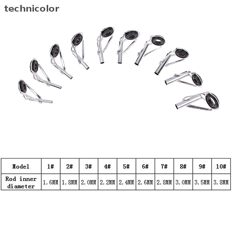 Set 8 Vòng Inox Cố Định Cần Câu Cá Chuyên Dụng