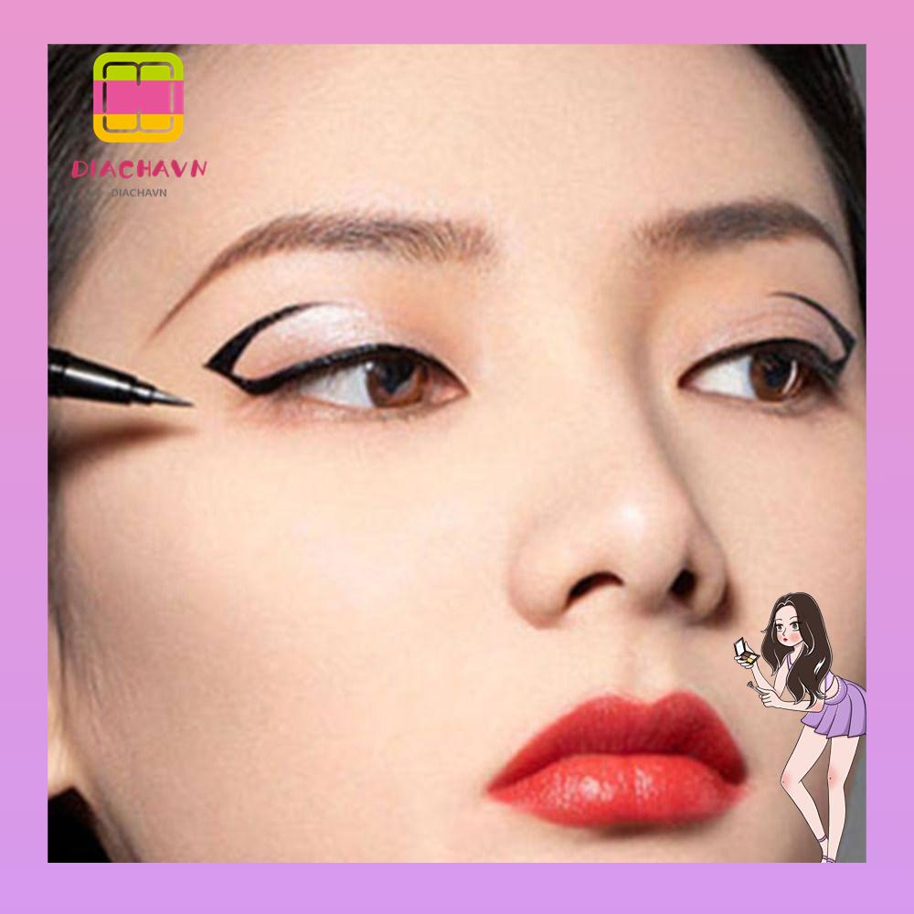 Bút Kẻ Mắt Màu Đen Không Nhòe Tiện Dụng ​Bút Trang Điểm Mắt Thiết Kế Hai Đầu Siêu Mỏng Tiện Dụng