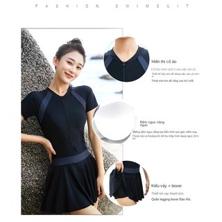 Bộ Đồ Bơi 2 Mảnh Thể Thao Cho Nữ