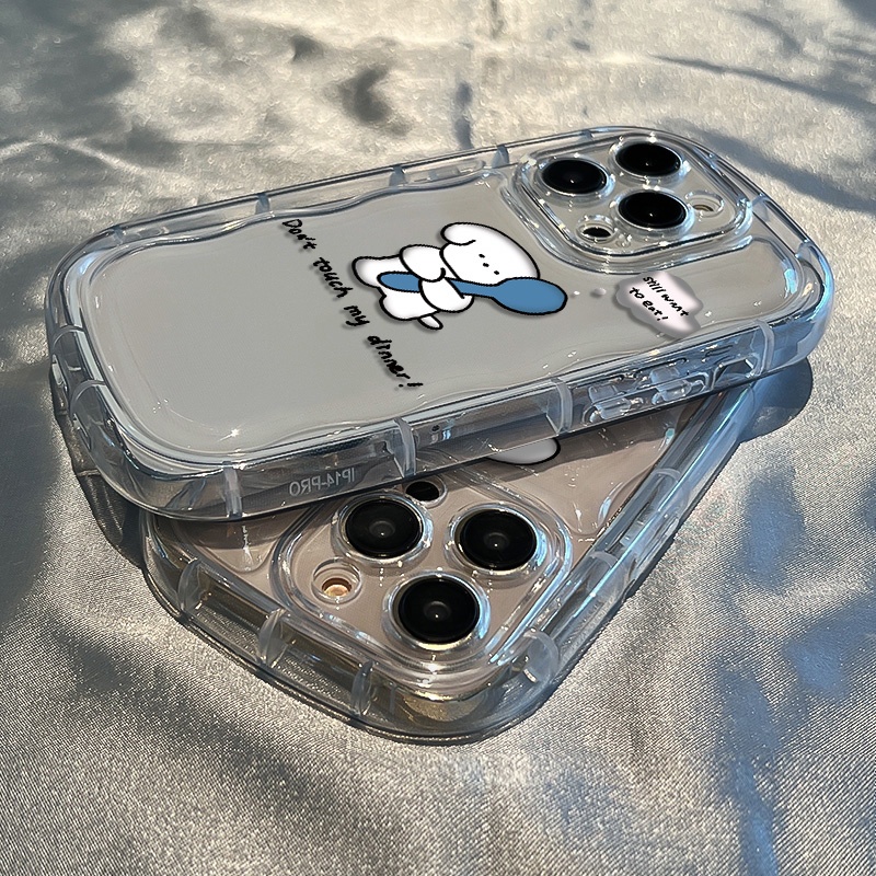 Ốp Điện Thoại TPU Silicone Mềm Trong Suốt Chống Sốc In Hình Chú Cún Cho IPhone 14 13 12 11 Pro XS Max X XR 8 + 7 Plus