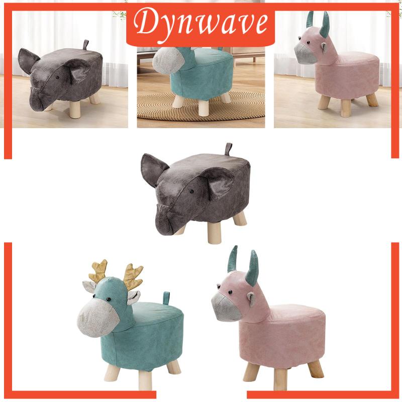 [Dynwave] Ottoman Ghế Đẩu Hình Động Vật Di Động Chống Trượt Cho Phòng Ngủ / Phòng Khách