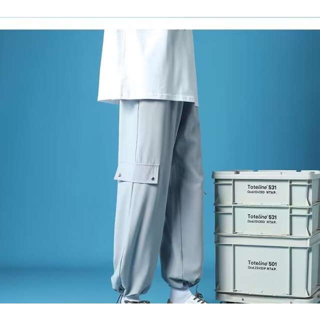 Quần Dài Ống Rộng Thời Trang Mùa Hè Phong Cách Hàn Quốc Cho Nam