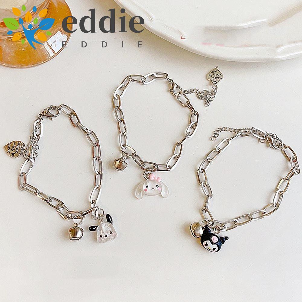 Vòng Đeo Tay 26Eddie Cinnamoroll Chuông Động Vật Kpop Medoly Màu Sắc Kẹo Ngọt Có Thể Điều Chỉnh Phong Cách Hàn Quốc