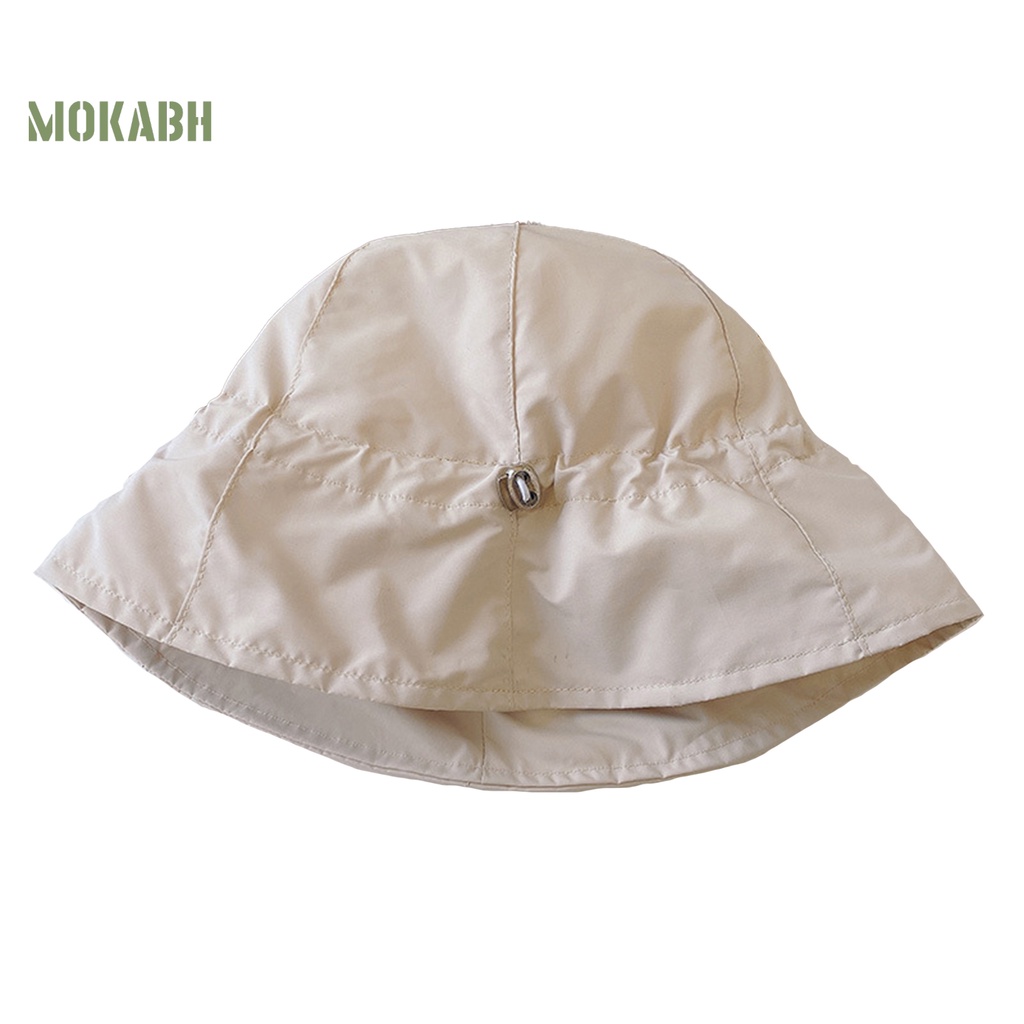 Mũ Vành Rộng Bằng Polyester Mềm Mại Chống Nắng Có Thể Điều Chỉnh Vành Có Dây Rút