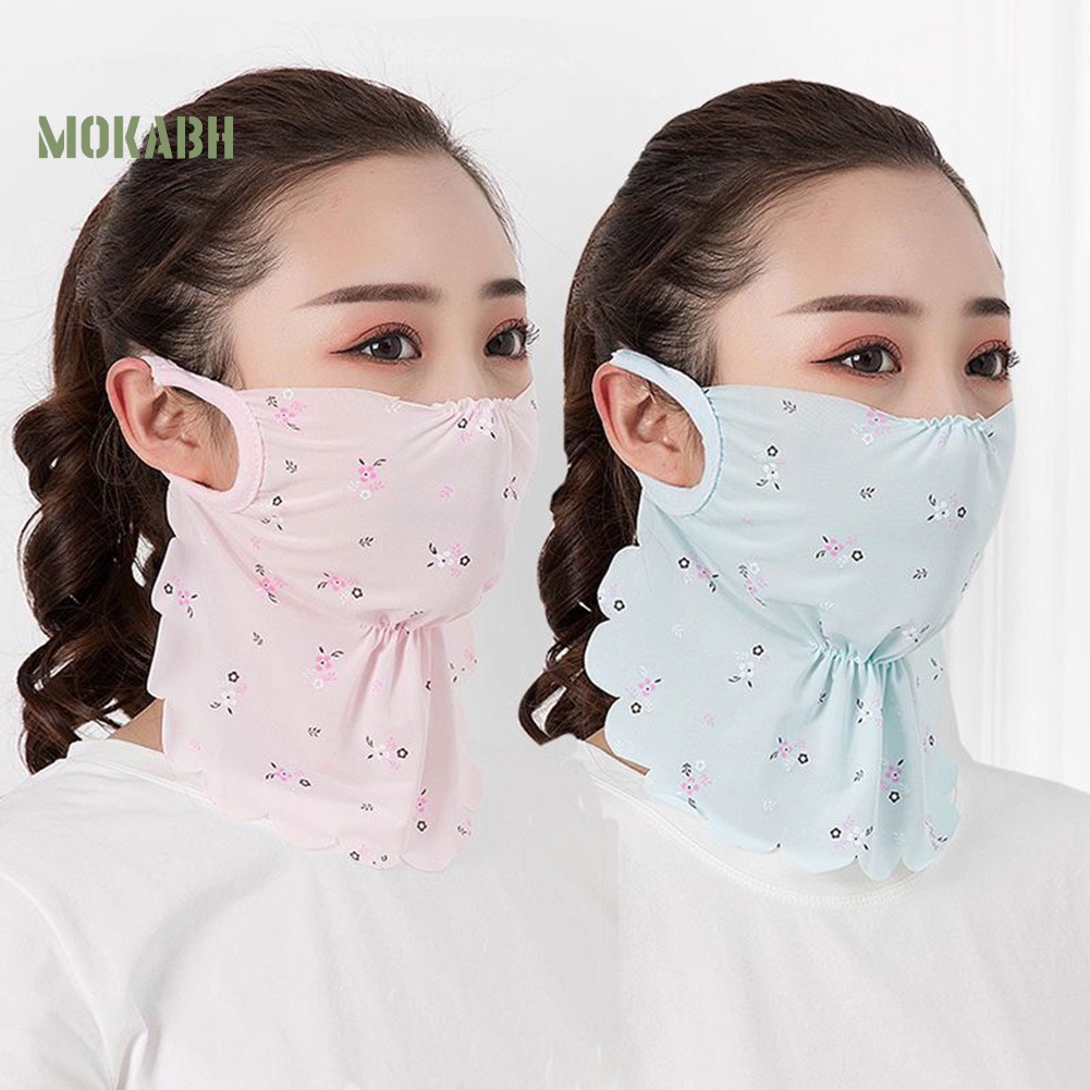 Bộ 5 Khăn Choàng Cổ Chống Tia UV Họa Tiết Hoa Thời Trang Xuân Hè Dành Cho Nữ