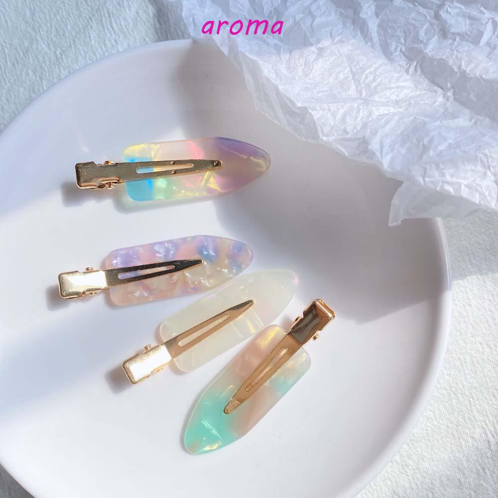 Kẹp Tóc Không Đường May Họa Tiết Da Báo Phong Cách Hàn Quốc