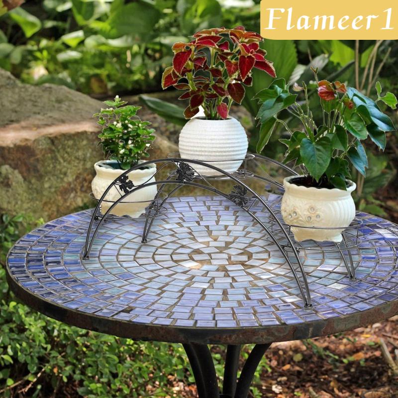 [flameer1] Giá Đỡ Chậu Cây / Chậu Cây 3 Khay Vòm Hình Dạng Trong Nhà / Ngoà