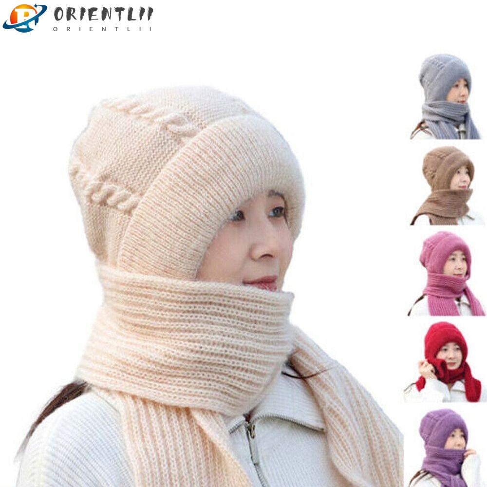 Mũ Len Dày Dặn Giữ Ấm Thời Trang Cho Nữ