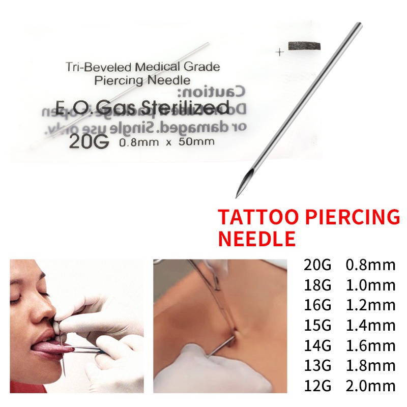 Kim Xỏ Khuyên Cơ Thể Dùng Một Lần Tiện Dụng