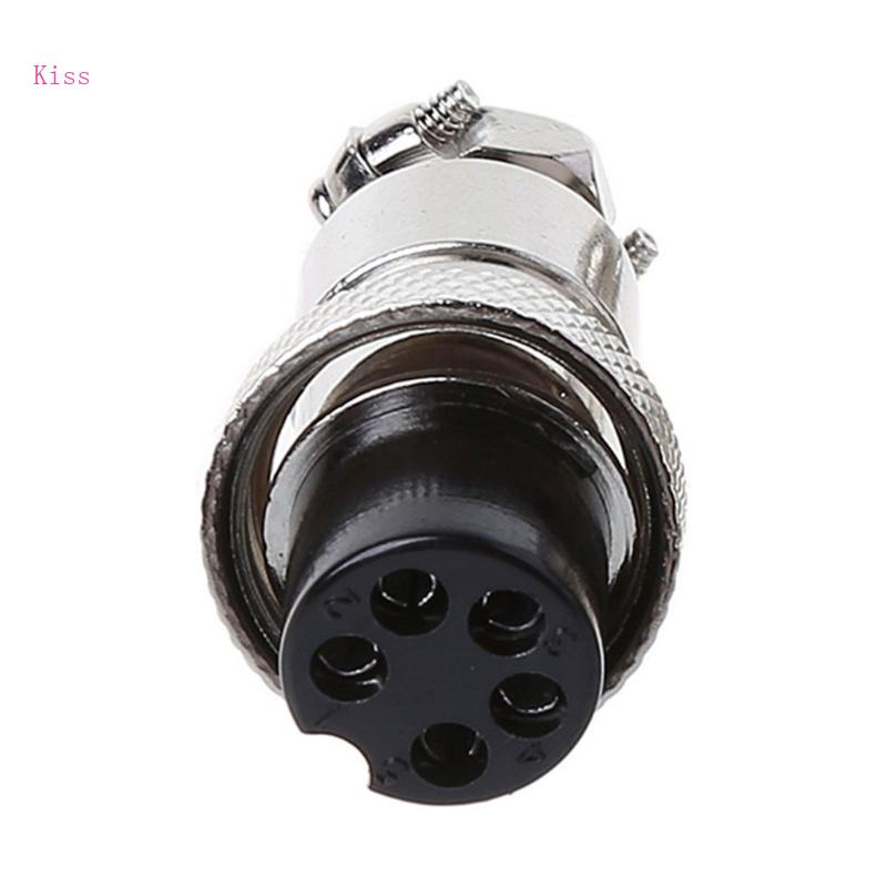 Đầu Nối Ổ Cắm Bằng Kim Loại Đường Kính 16mm GX16 Cao Cấp