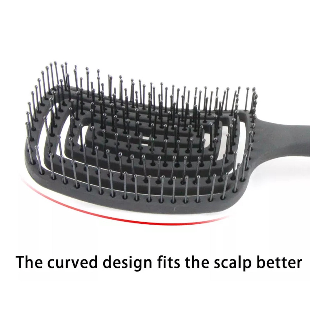 Lược Chải Tóc Massage Da Đầu Bằng Nylon Cho Salon X4R4