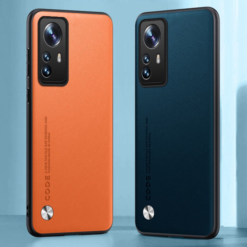 Ốp Điện Thoại Da PU Nhám Chống Sốc Cho Xiaomi 12 Pro 12s Ultra 11T 11 Lite