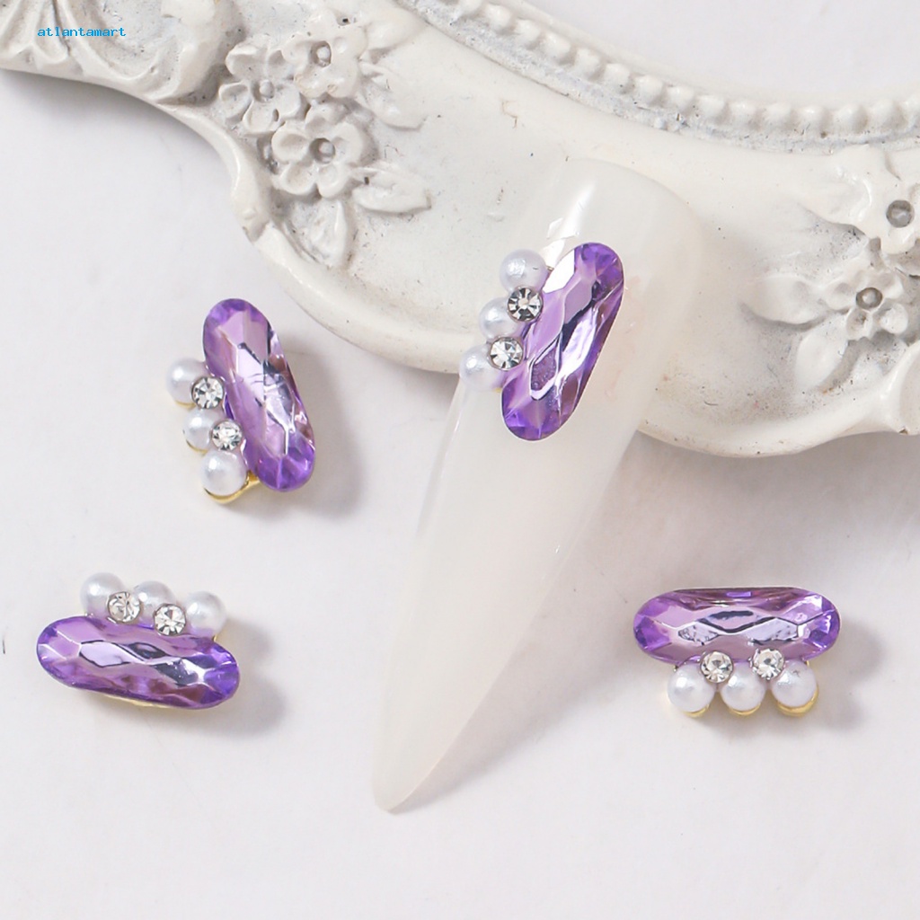 Túi Đựng Đồ Dùng Cao Cấp Tiện Dụng| Bộ 10 HạT ĐíNh Trang Trí MóNg Tay Sang TrọNg