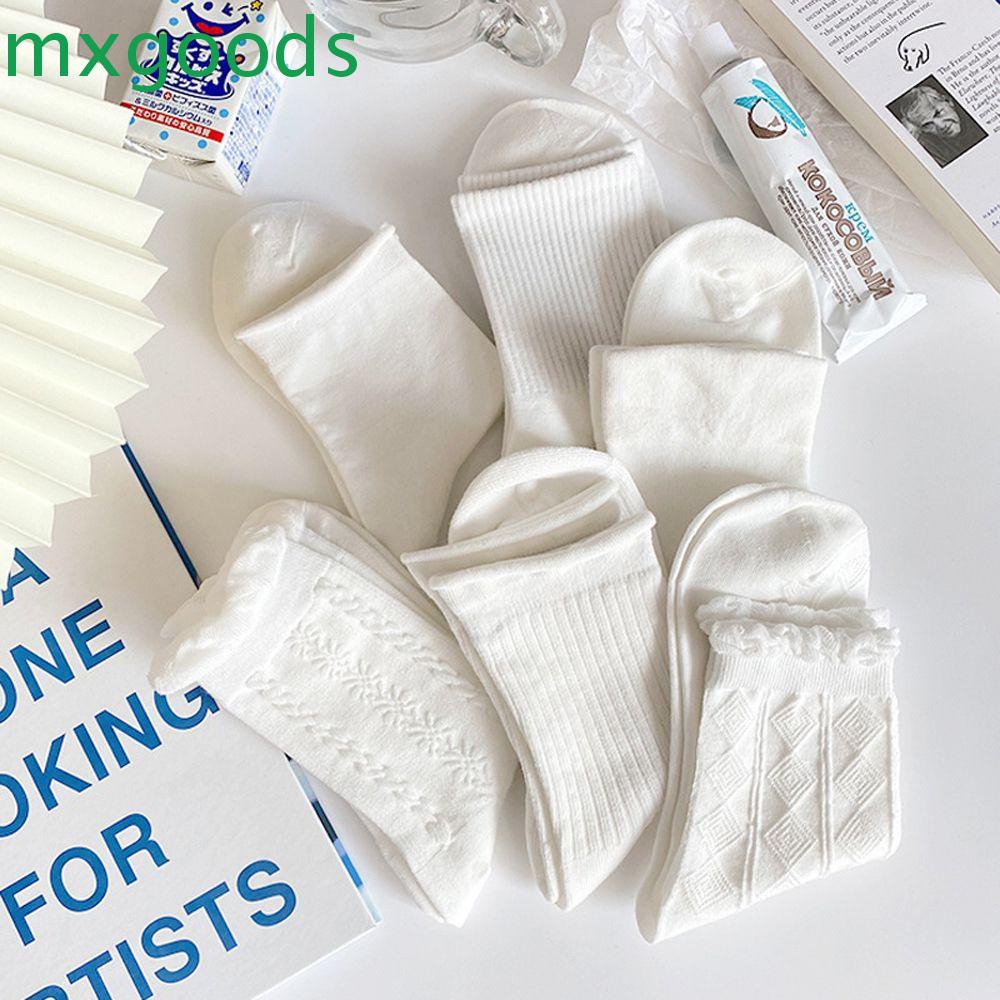 Vớ Cotton Họa Tiết Kẻ Sọc Phong Cách Harajuku Dễ Thương Dành Cho Nữ