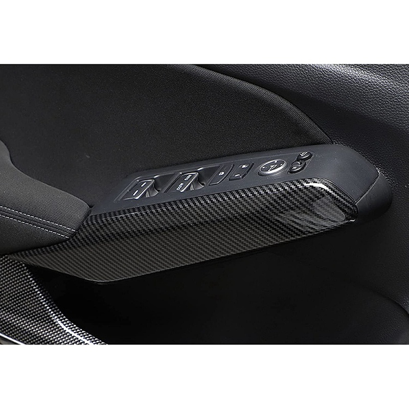 Set 4 Ốp Viền Bảng Công Tắc Cửa Sổ Bên Trong Bằng ABS Cho Honda Civic 11Th Gen 2022 2023