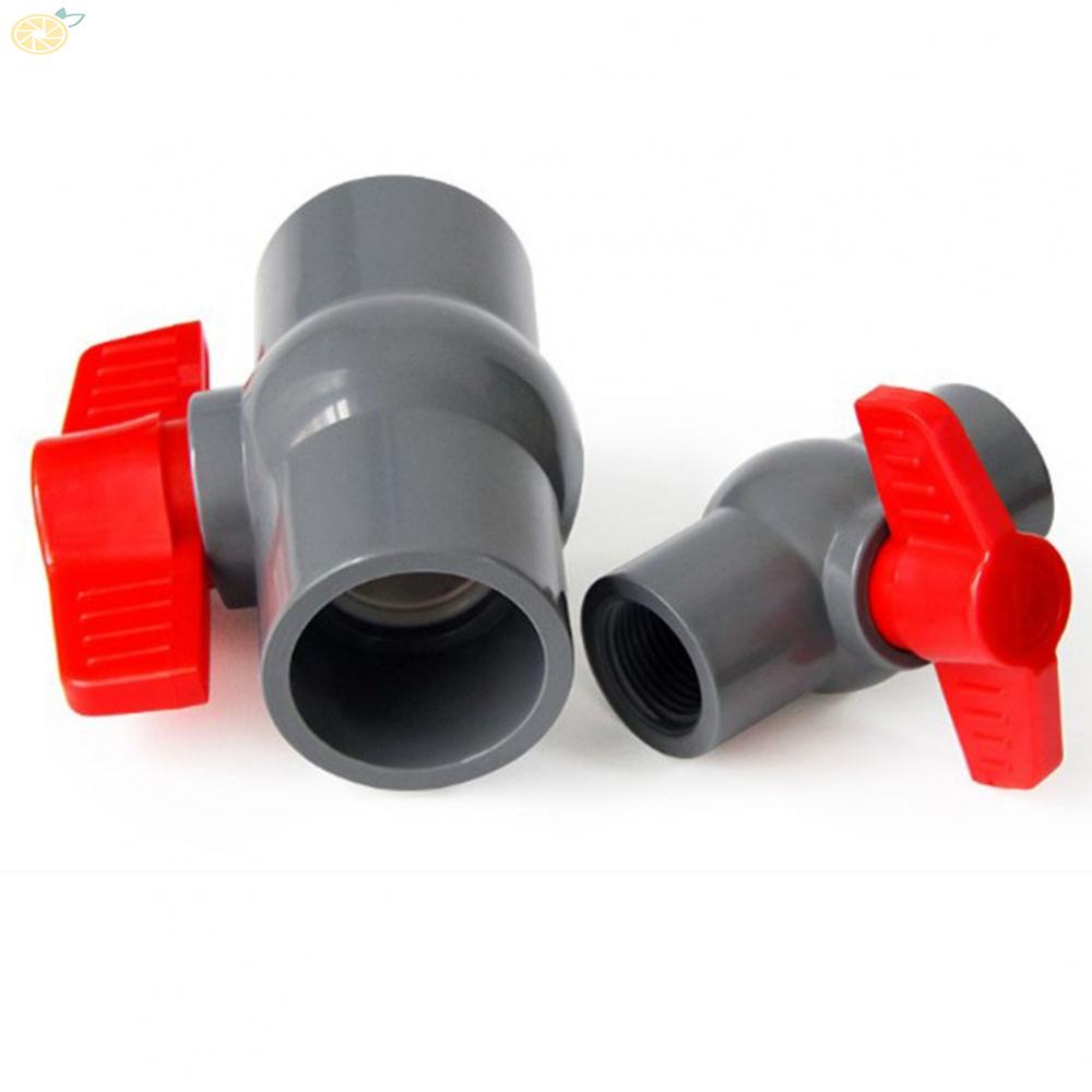 【VARSTR】Ball Valve 20 25 32 40 50mm Adhesive Socket Between Pipes Control Flow