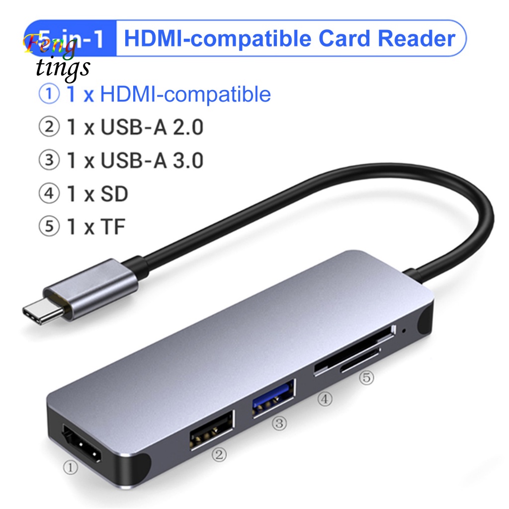 Bộ Chia Cổng USB Type-C Sang HDMI Tốc Độ Cao Tiện Dụng Cho Gia Đình