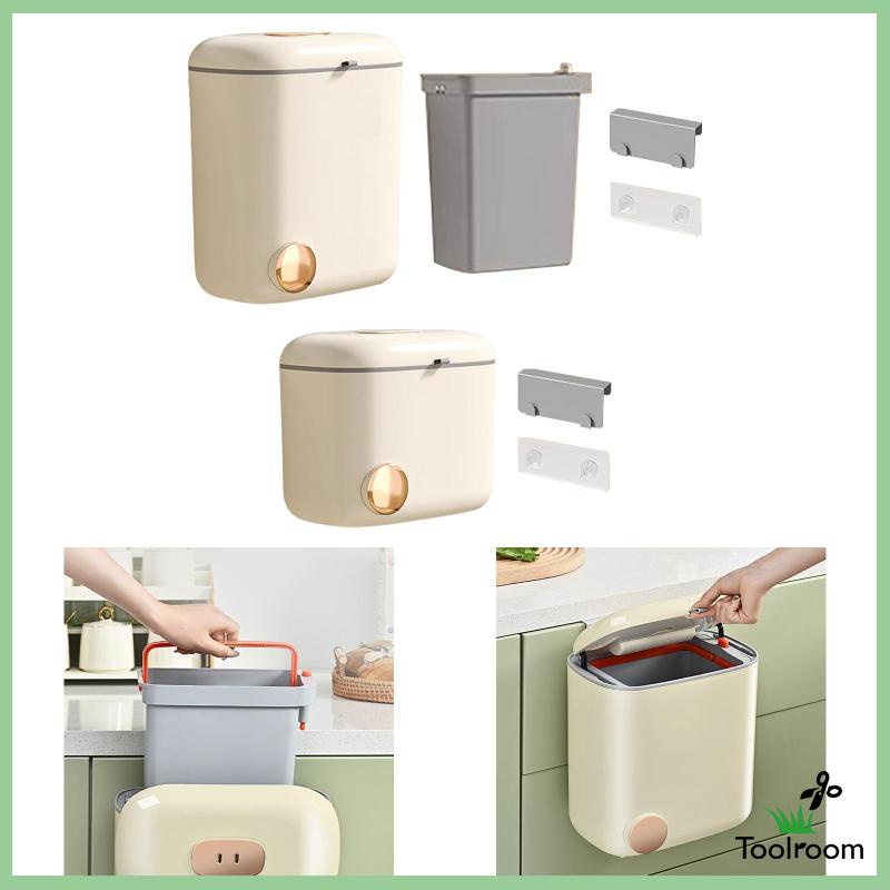 Thùng Rác Có Móc Treo Tiện Dụng Cho Nhà Bếp / Phòng Tắm