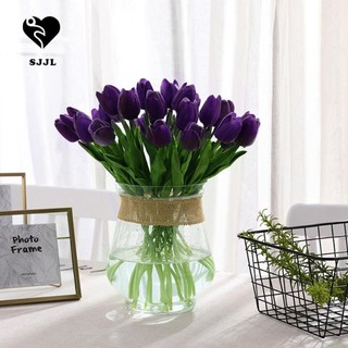 Set 5 hoa tulip giả SJJL có nhiều màu trang trí tiệc cưới DIY