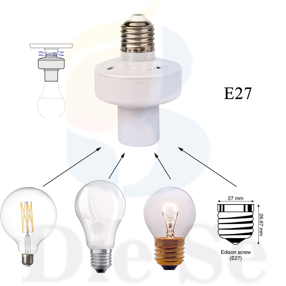 Đuôi Đèn EWelink WiFi Thông Minh Điều Khiển Từ Xa E27 110V 220V